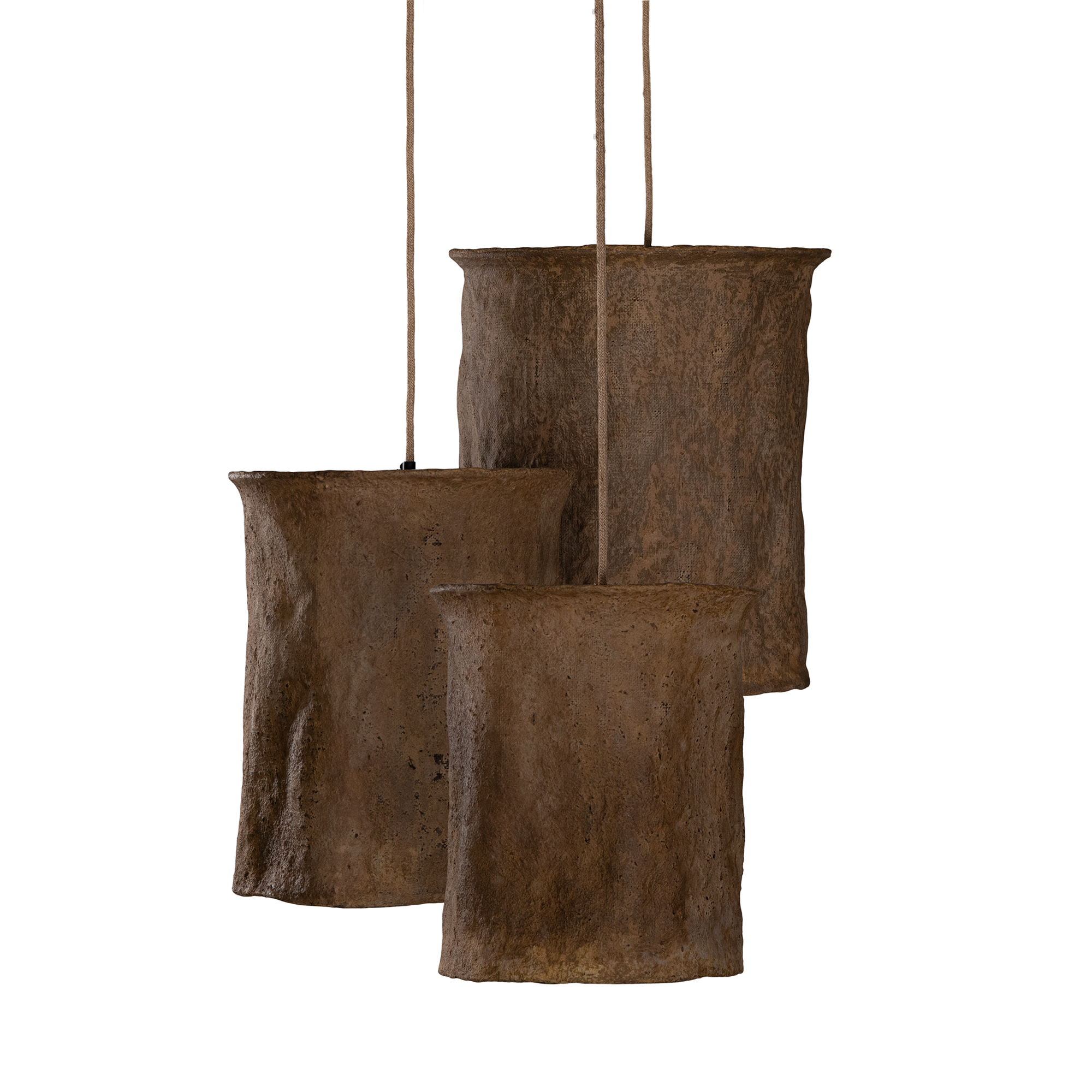 Bhodi Sculptural Composite Pendant | Small | Dark Roast