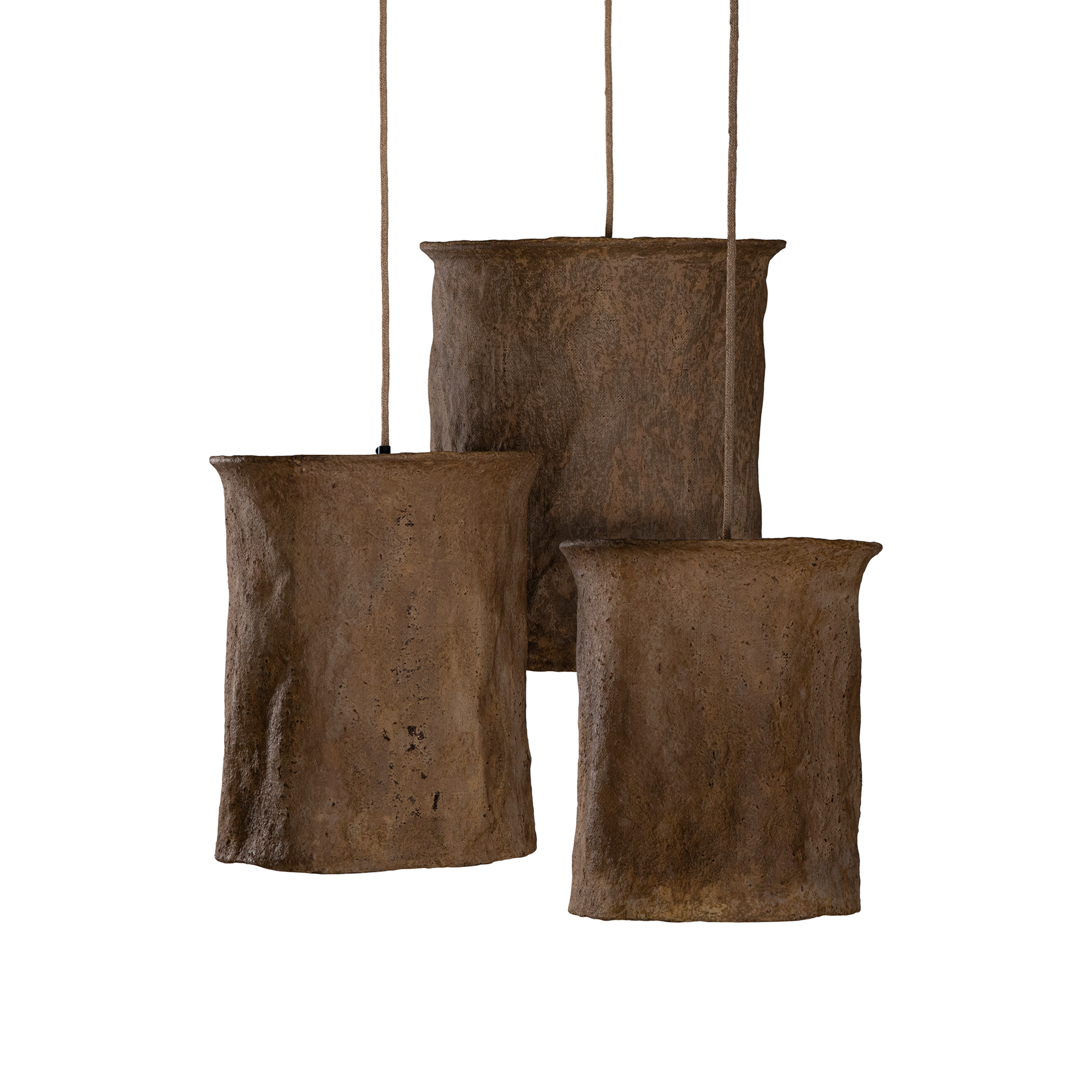 Bhodi Sculptural Composite Pendant | Small | Dark Roast