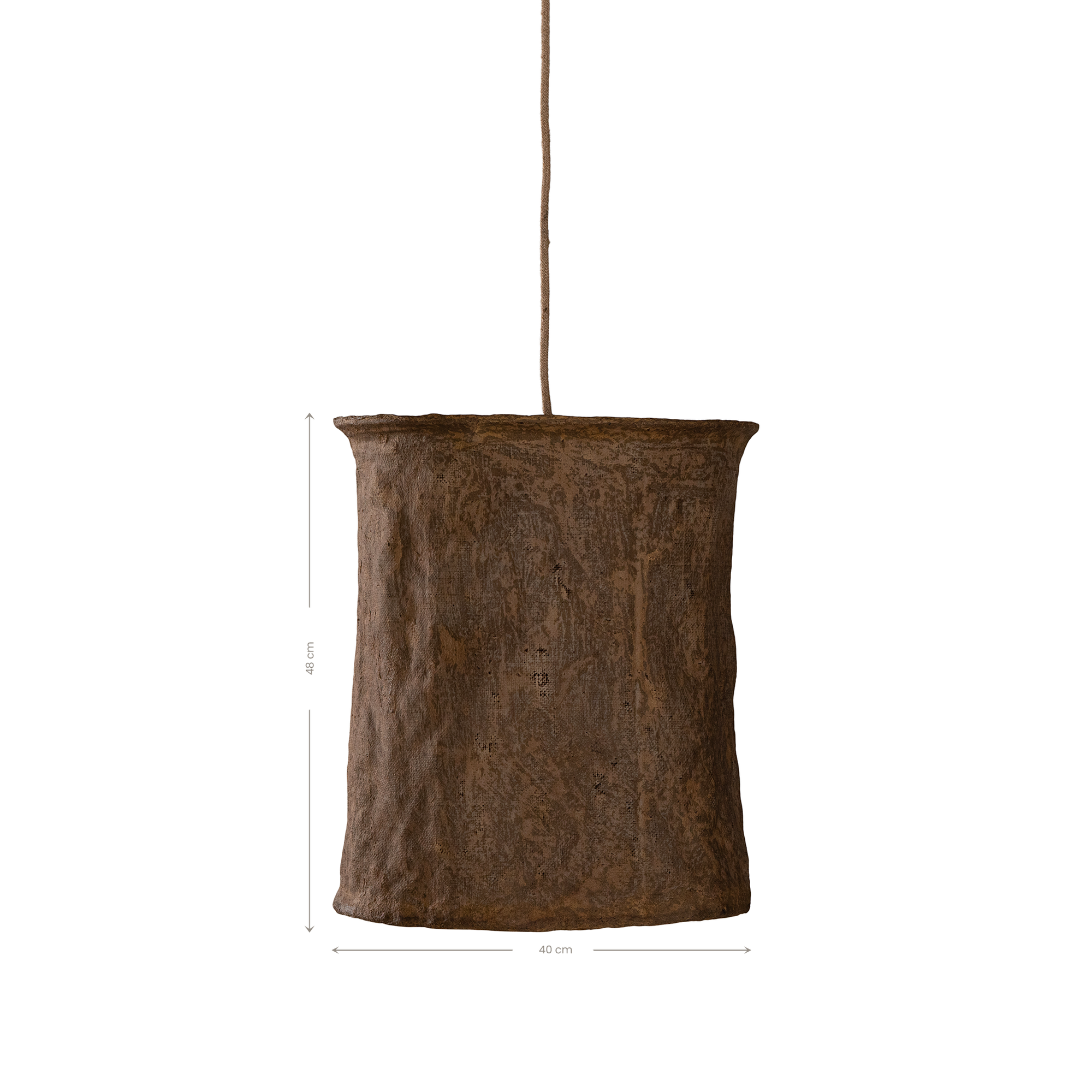 Bhodi Sculptural Composite Pendant | Large | Dark Roast