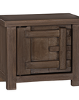 Bulu Bedside | Left Hand Door | Chocolate