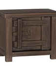 Bulu Bedside | Right Hand Door | Chocolate