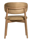 Capri Dining Chair | Aniline Leather | Cashew