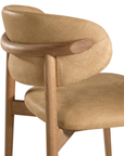 Capri Dining Chair | Aniline Leather | Cashew