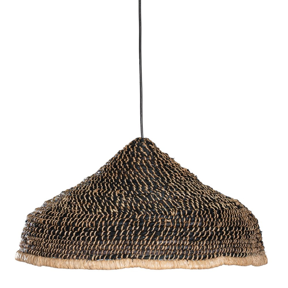 Creole Black Banana Fibre Pendant Uniqwa Collections