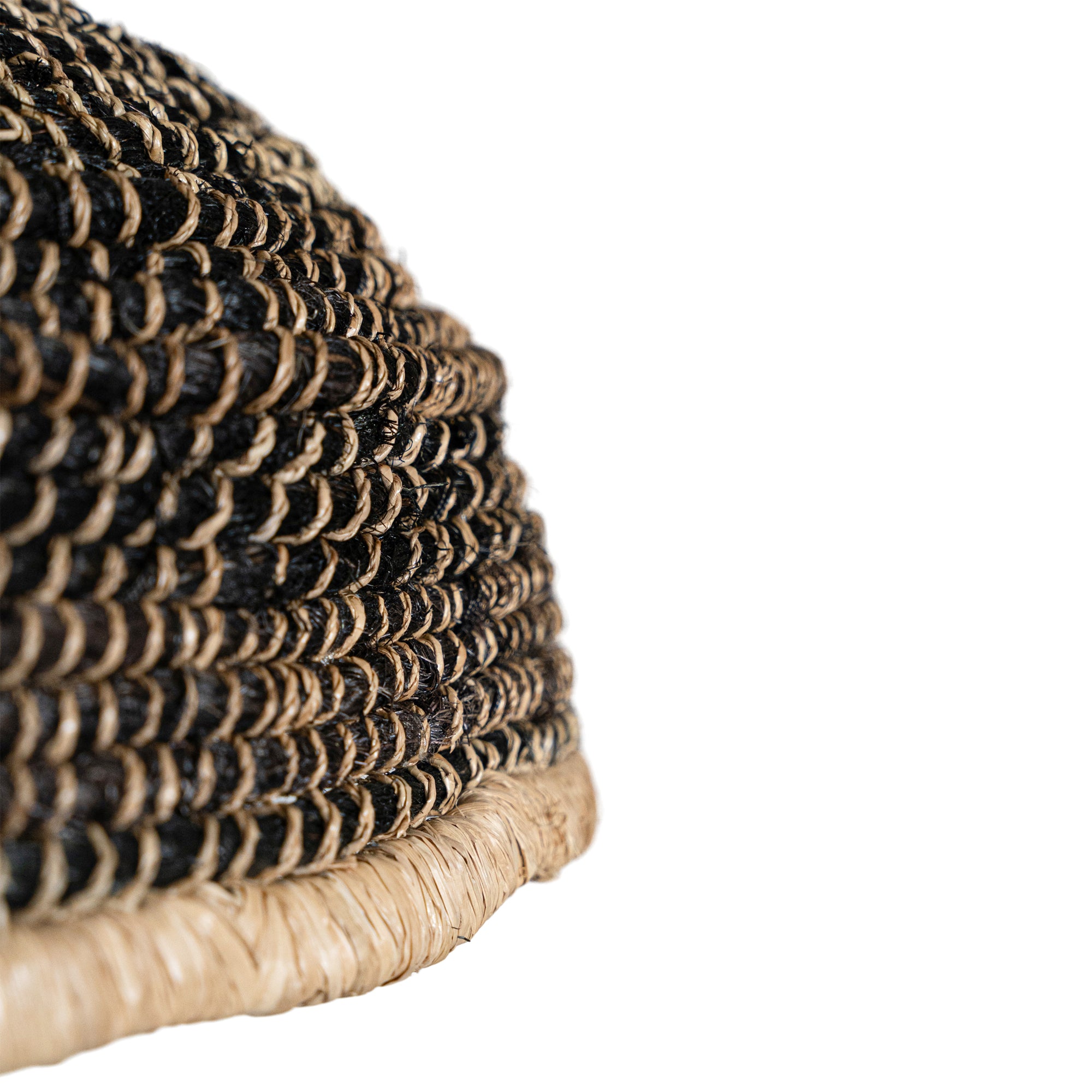 Creole Black Banana Fibre Pendant Uniqwa Collections