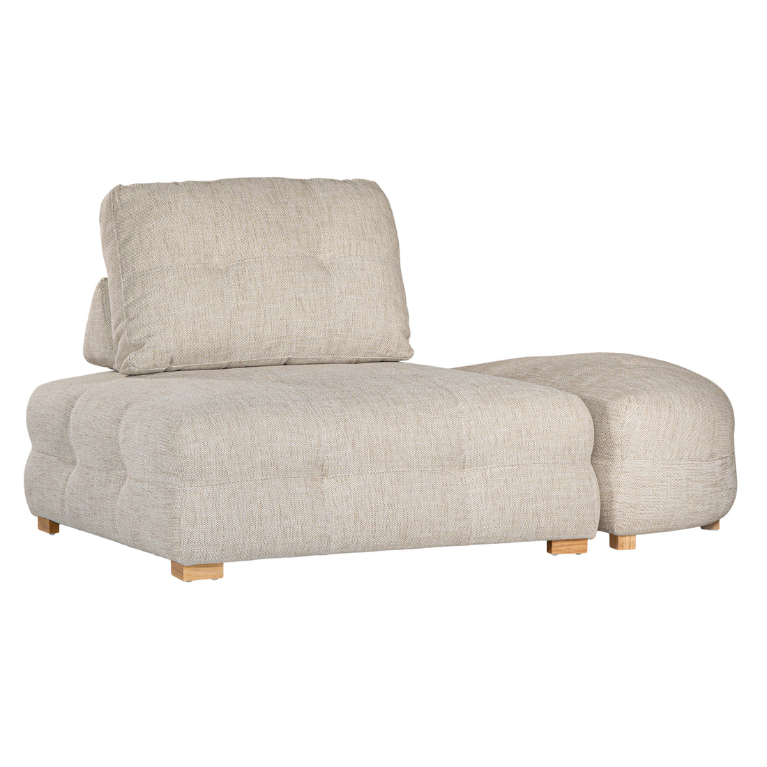 Crosby Ottoman | Natural