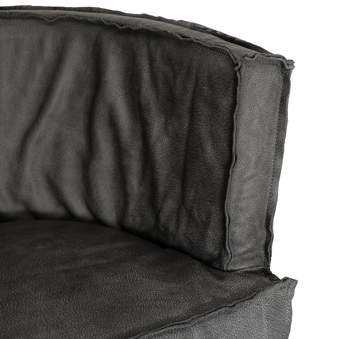 Guatemala Barchair | Buffalo Leather | African Slate Uniqwa Collections