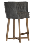 Guatemala Barchair | Buffalo Leather | African Slate Uniqwa Collections