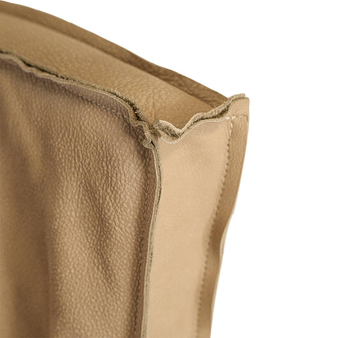 Guatemala Barchair | Aniline Leather | Cashew Uniqwa Collections