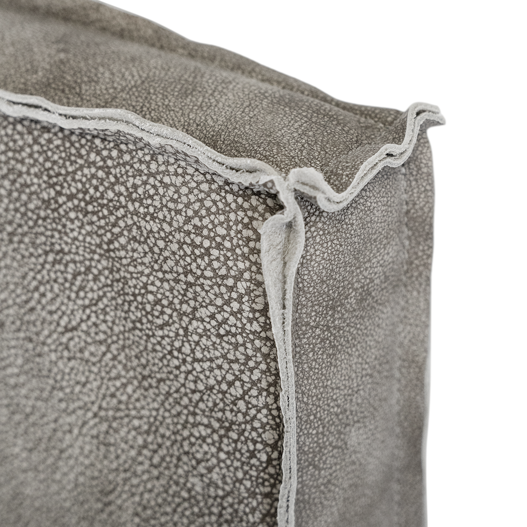 Guatemala Barchair | Buffalo Leather | Earthy Grey Uniqwa Collections