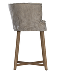 Guatemala Barchair | Buffalo Leather | Earthy Grey Uniqwa Collections