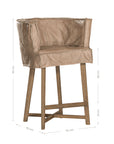 Guatemala Barchair | Buffalo Leather | Enoki Brown
