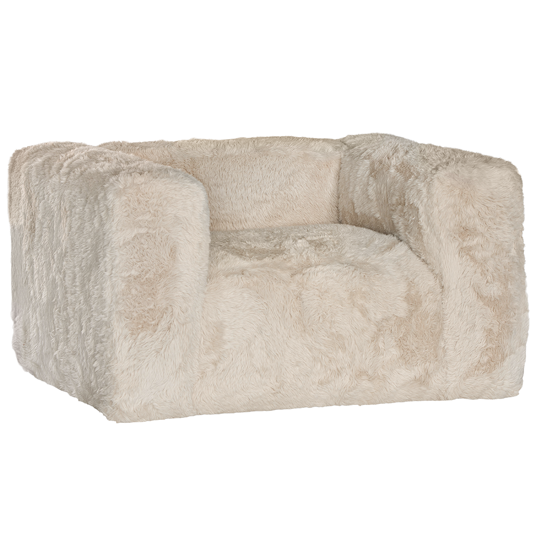 Harlow Sofa | One Seater | Fur Luxe Uniqwa Collections