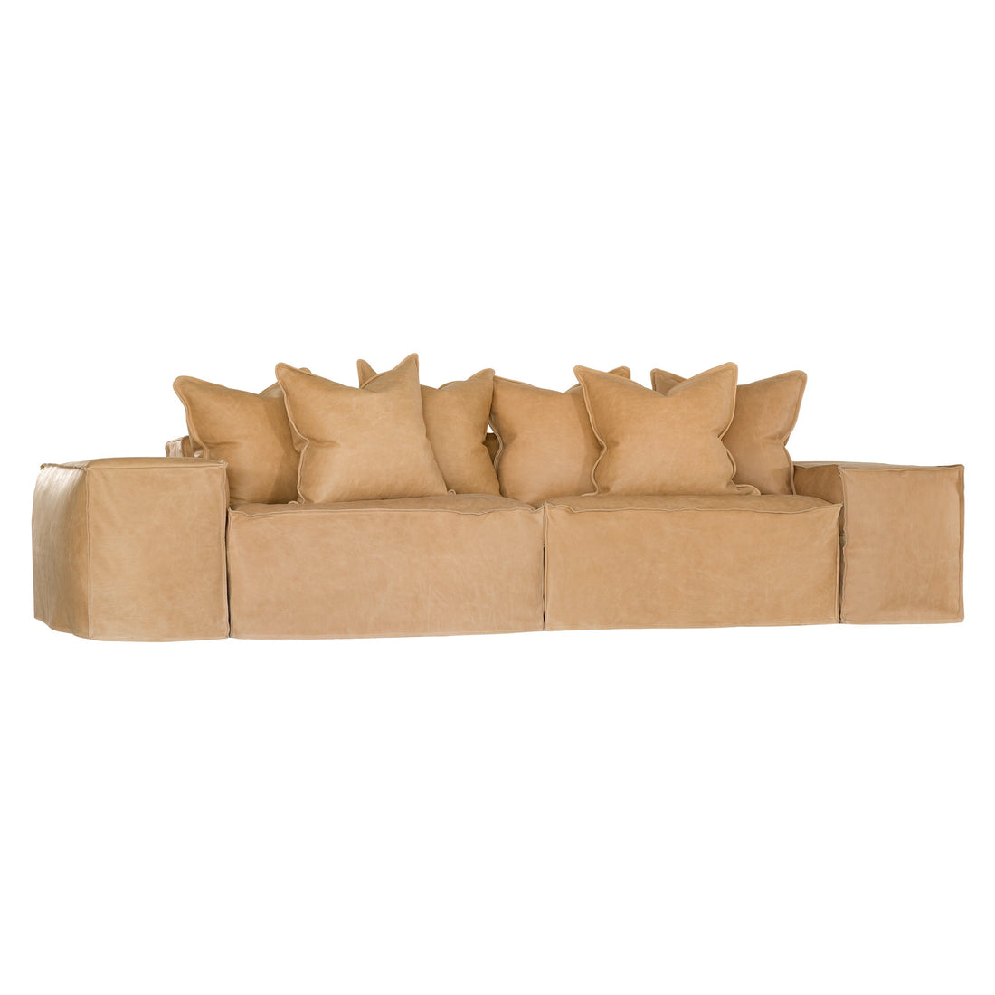 Hendrix Low Rider Sofa  | Tan Leather