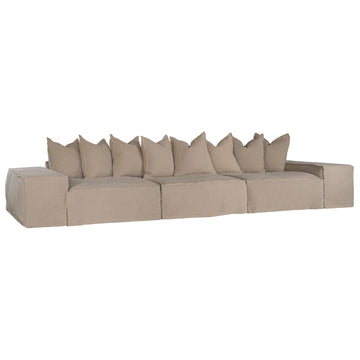 Hendrix Low Rider Sofa | Chaise Long Arm