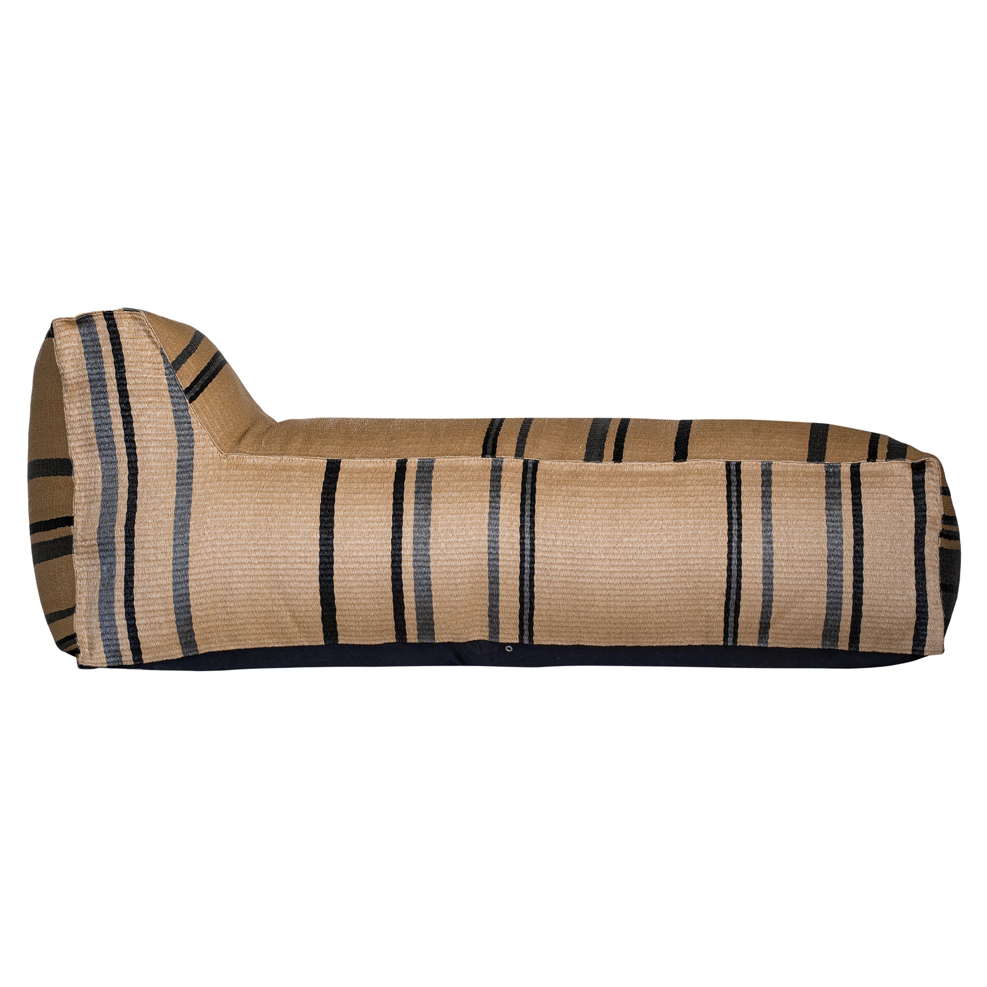 Idube Outdoor Lounger | Natural Stripe Uniqwa Collections