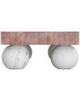 Jewel Travertine & Marble Coffee Table