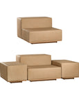 Jimi Modular Leather Sofa | Chaise Uniqwa Collections