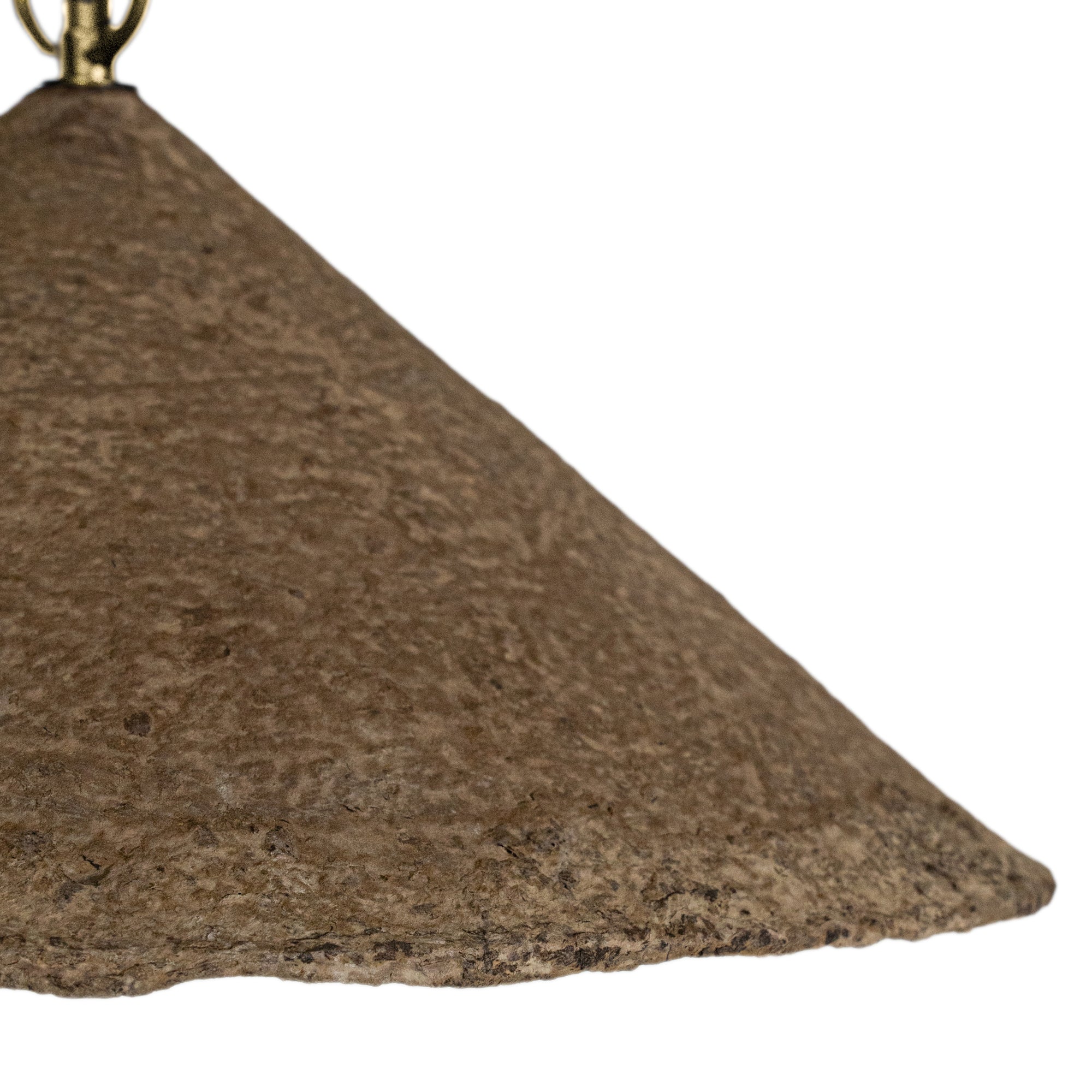 Khufu Pendant | Sculptural Composite | Large | Dark Roast