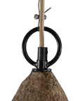 Khufu Pendant | Sculptural Composite | Tall | Dark Roast