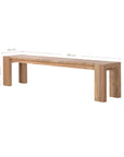 Kulala Bench Seat | Reclaimed Teak