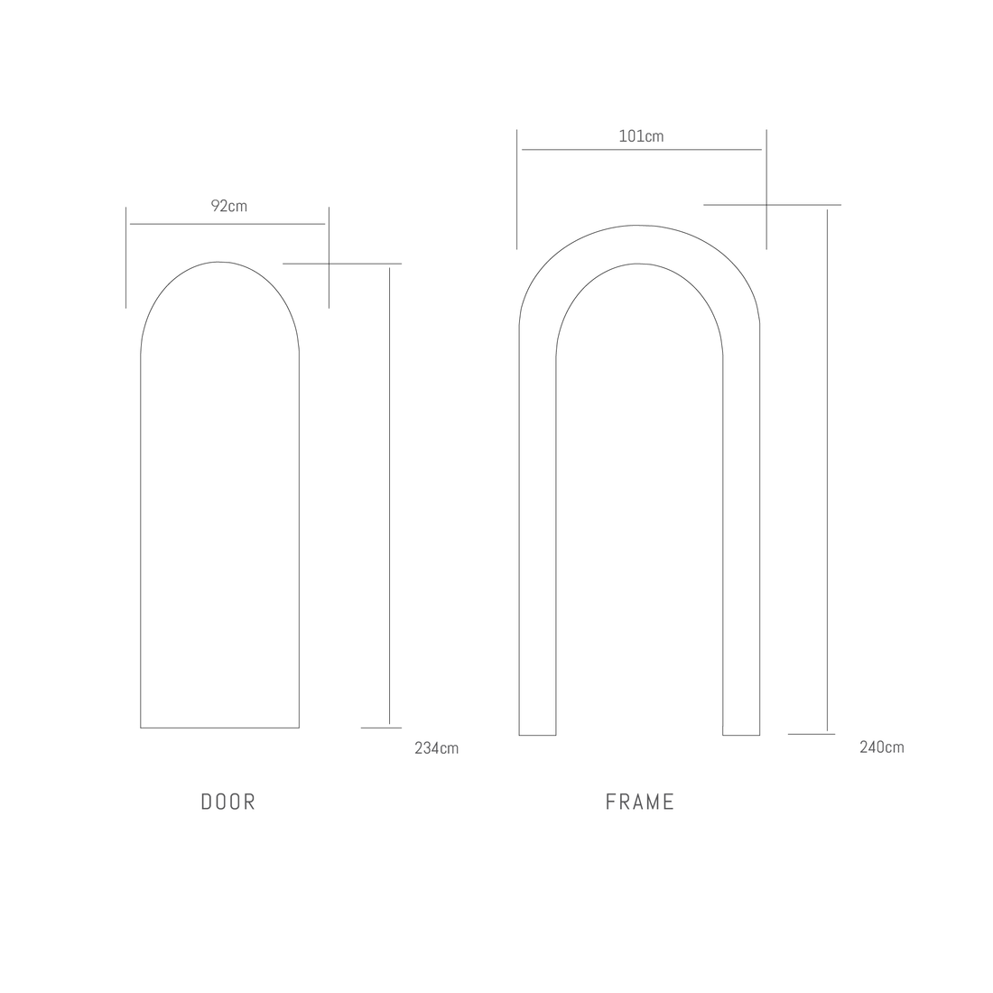 Arch Door | Tall