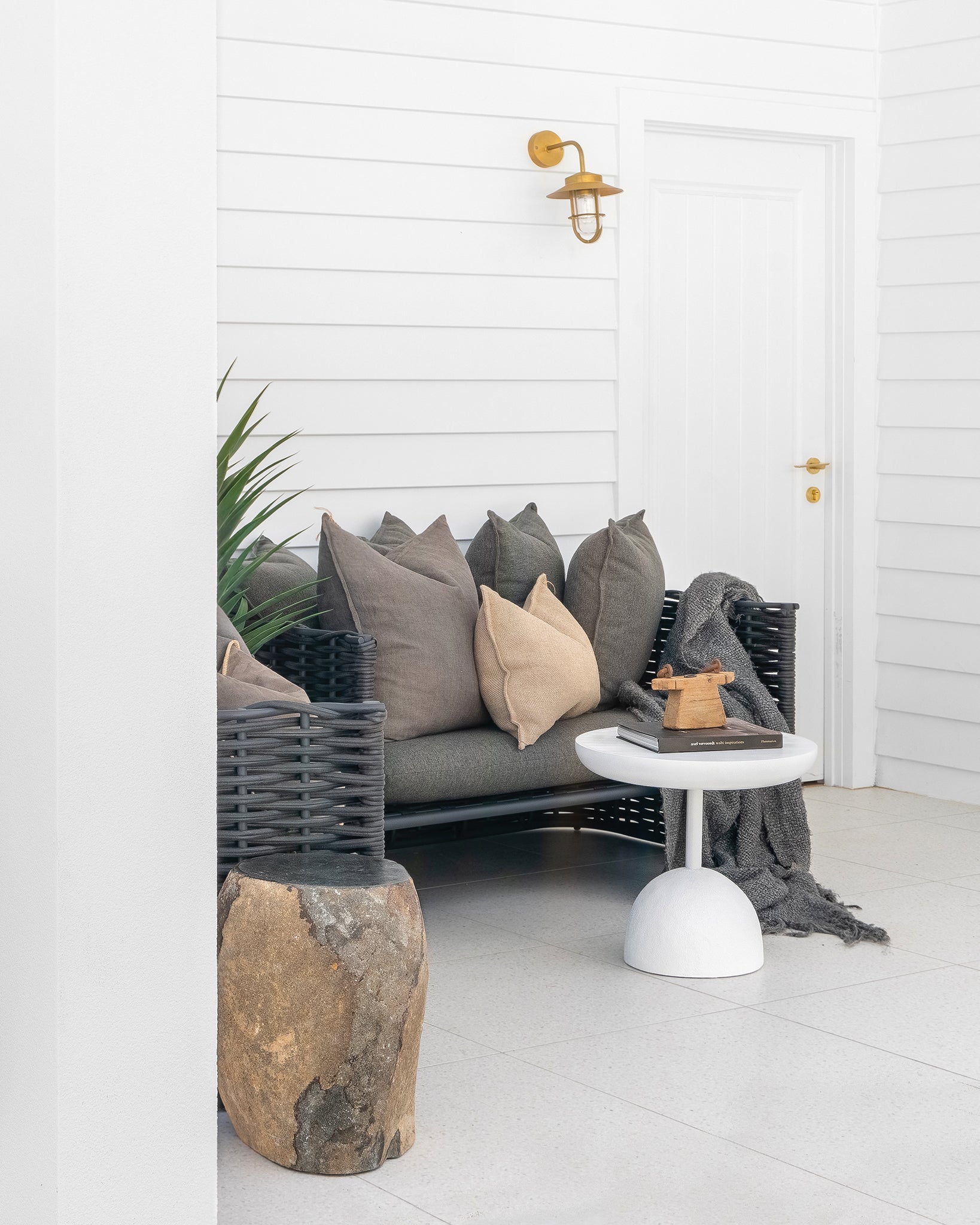 Lava Stone Stool Uniqwa Collections