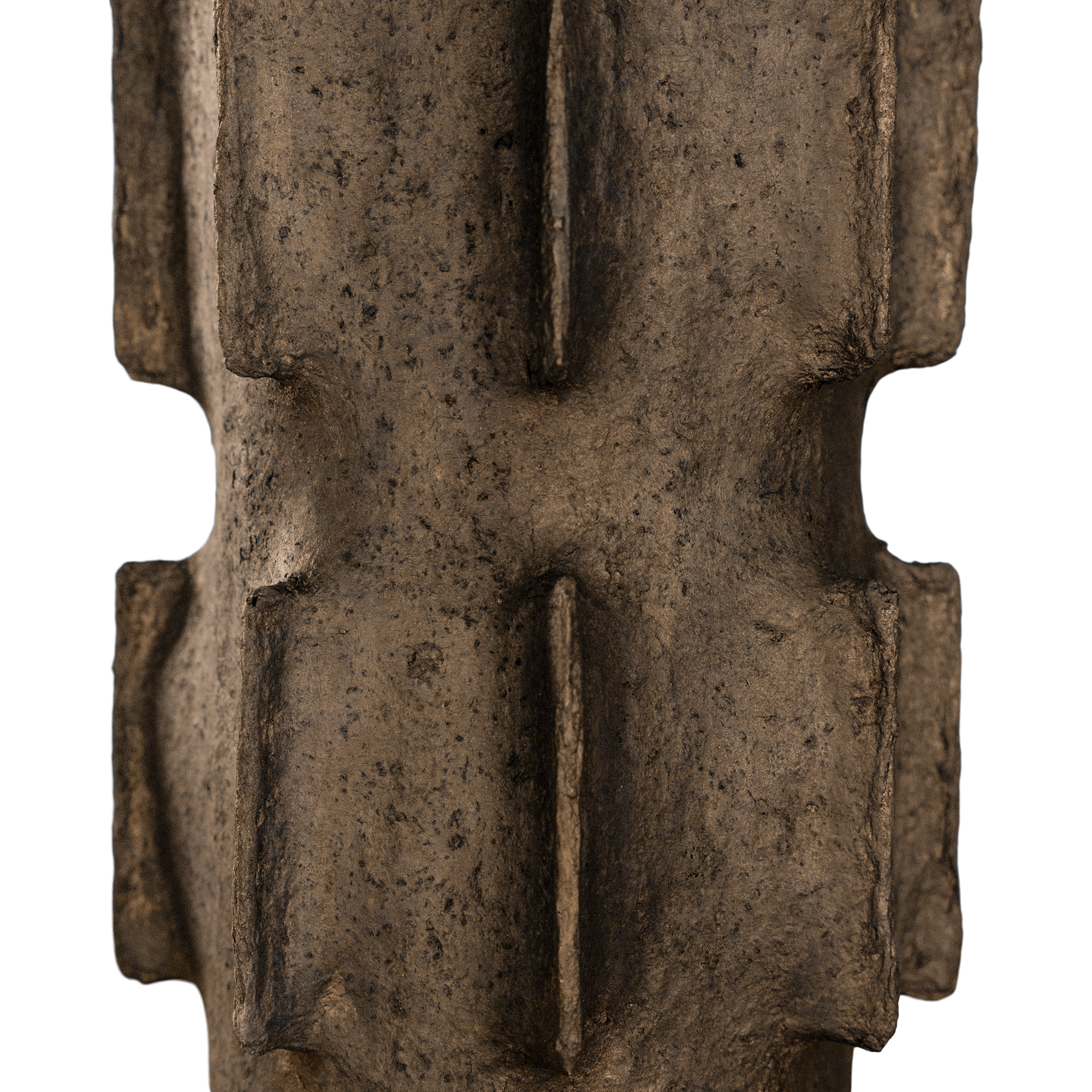 Liwa Sculptural Composite Table Lamp | Dark Roast