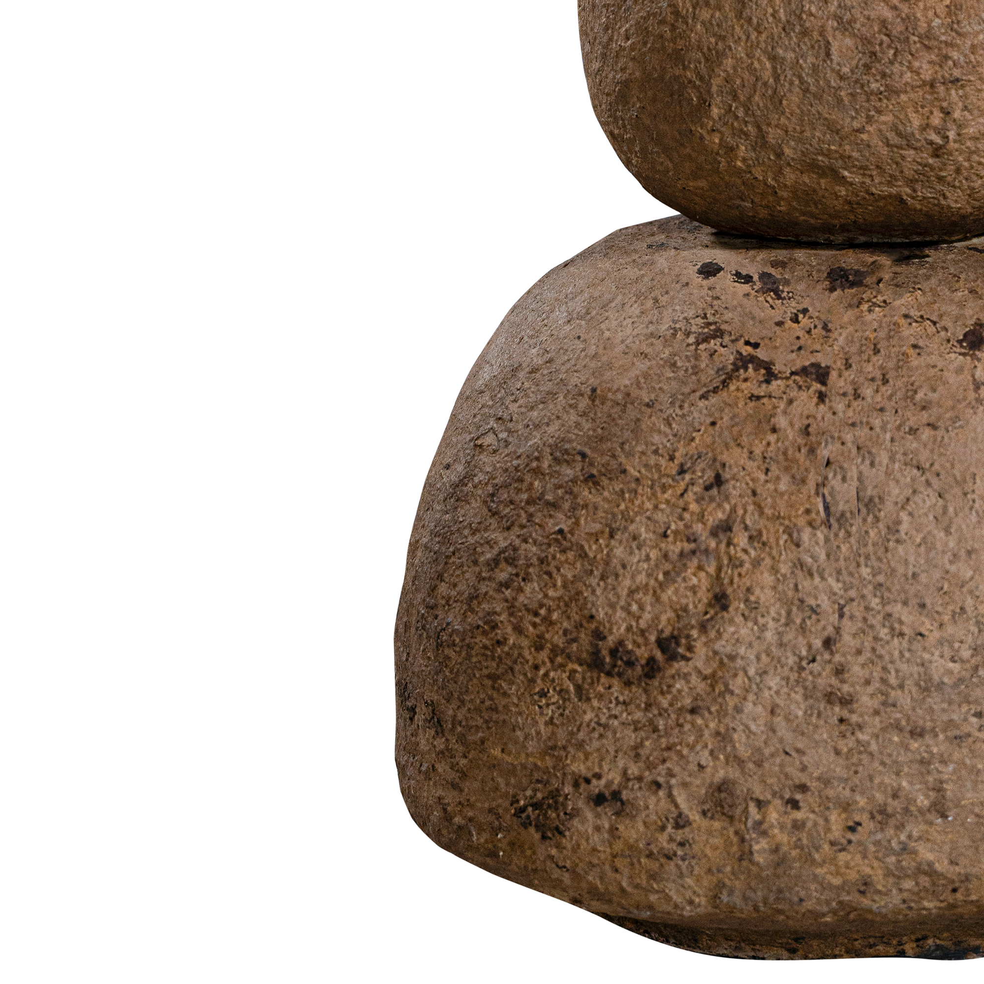 Lulah Floor Lamp | Sculptural Composite | Dark Roast
