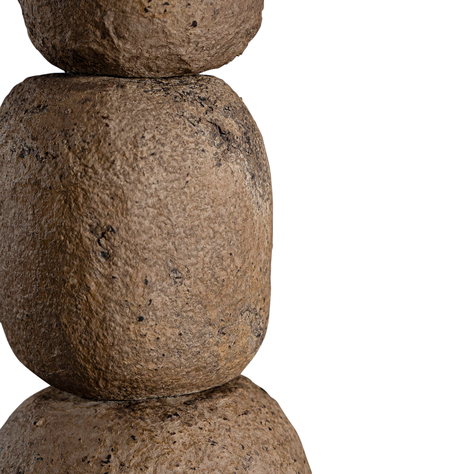 Lulah Floor Lamp | Sculptural Composite | Dark Roast