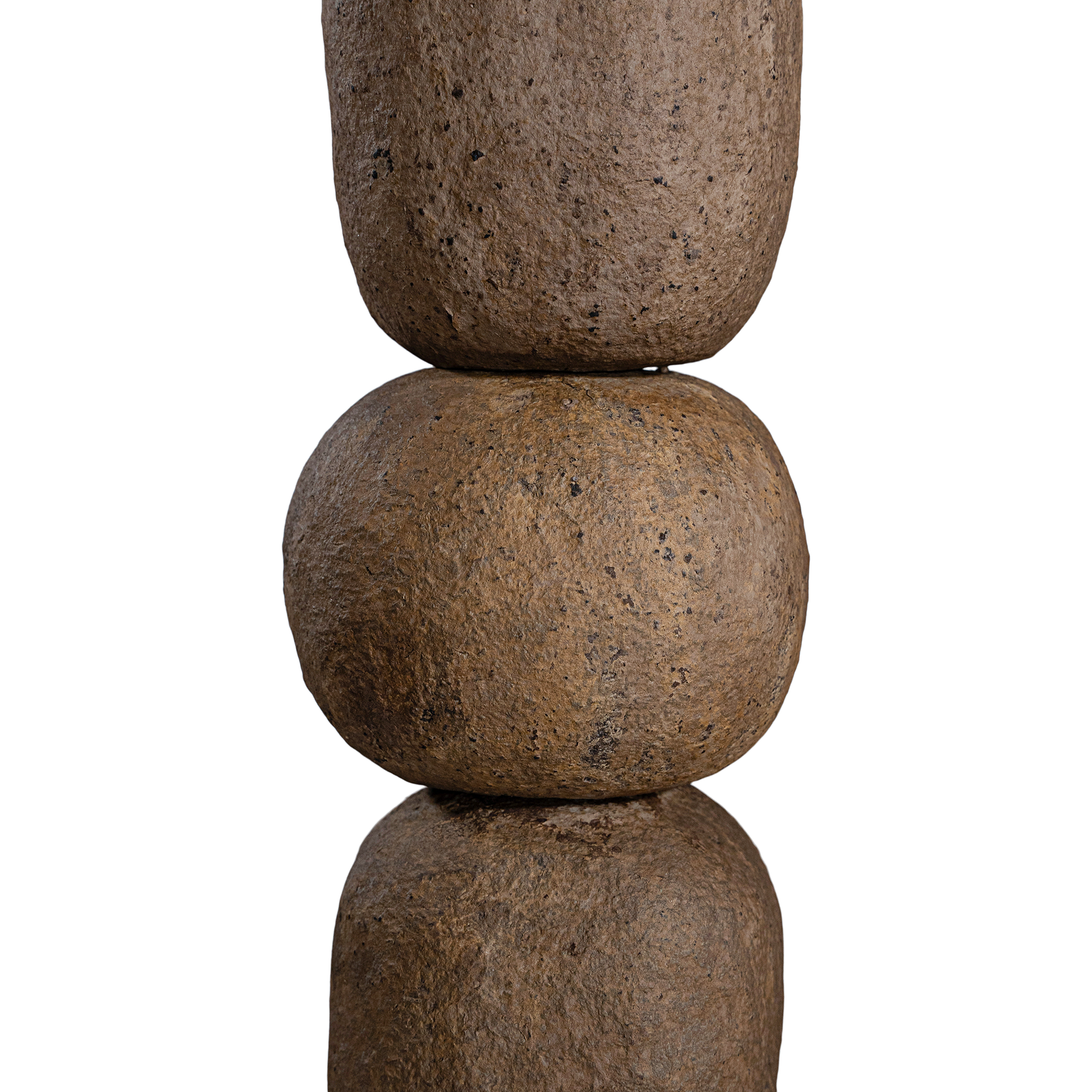 Lulah Floor Lamp | Sculptural Composite | Dark Roast