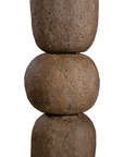 Lulah Floor Lamp | Sculptural Composite | Dark Roast