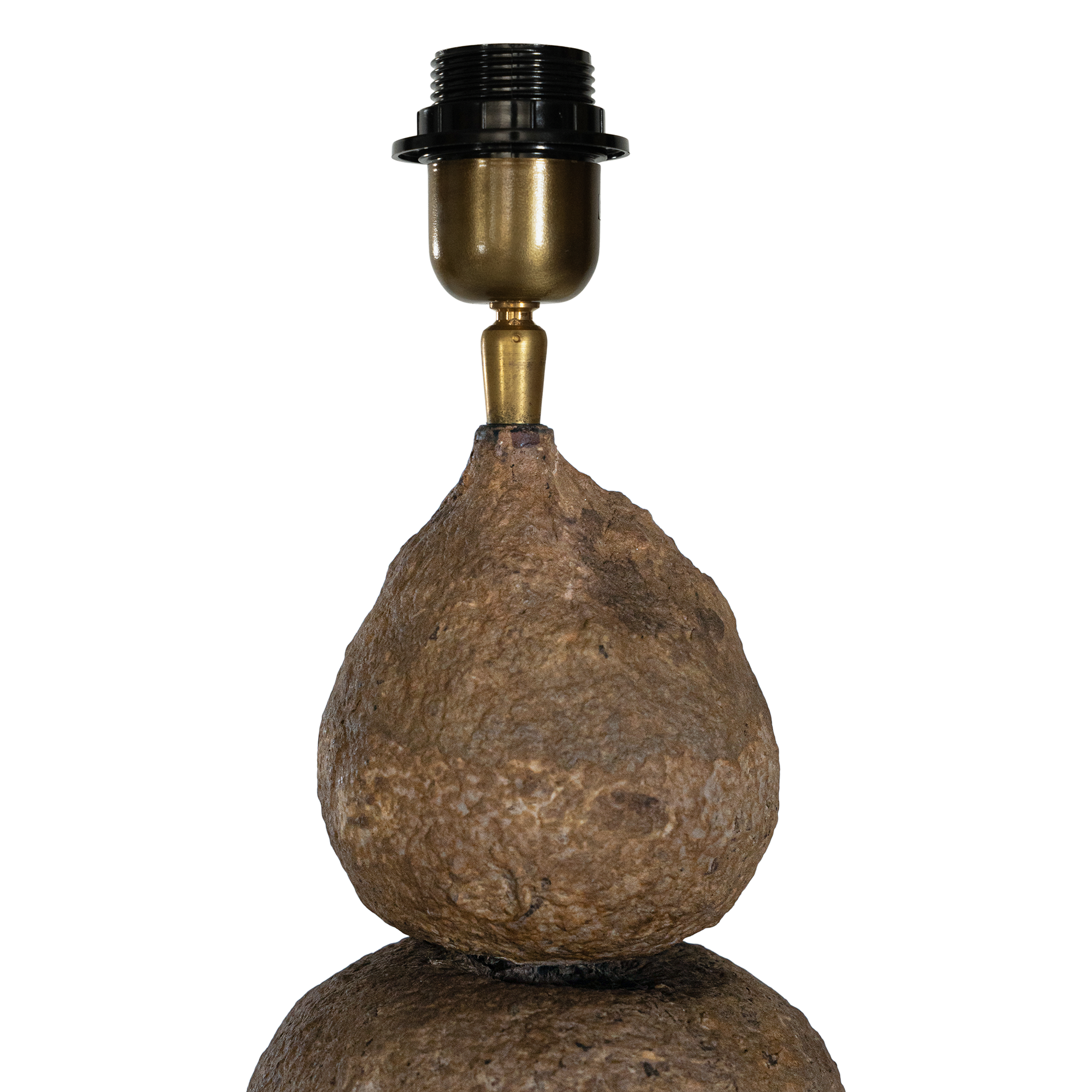 Lulah Floor Lamp | Sculptural Composite | Dark Roast