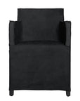 Mahola Leather Dining Chair | Black Uniqwa Collections