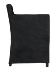 Mahola Leather Dining Chair | Black Uniqwa Collections