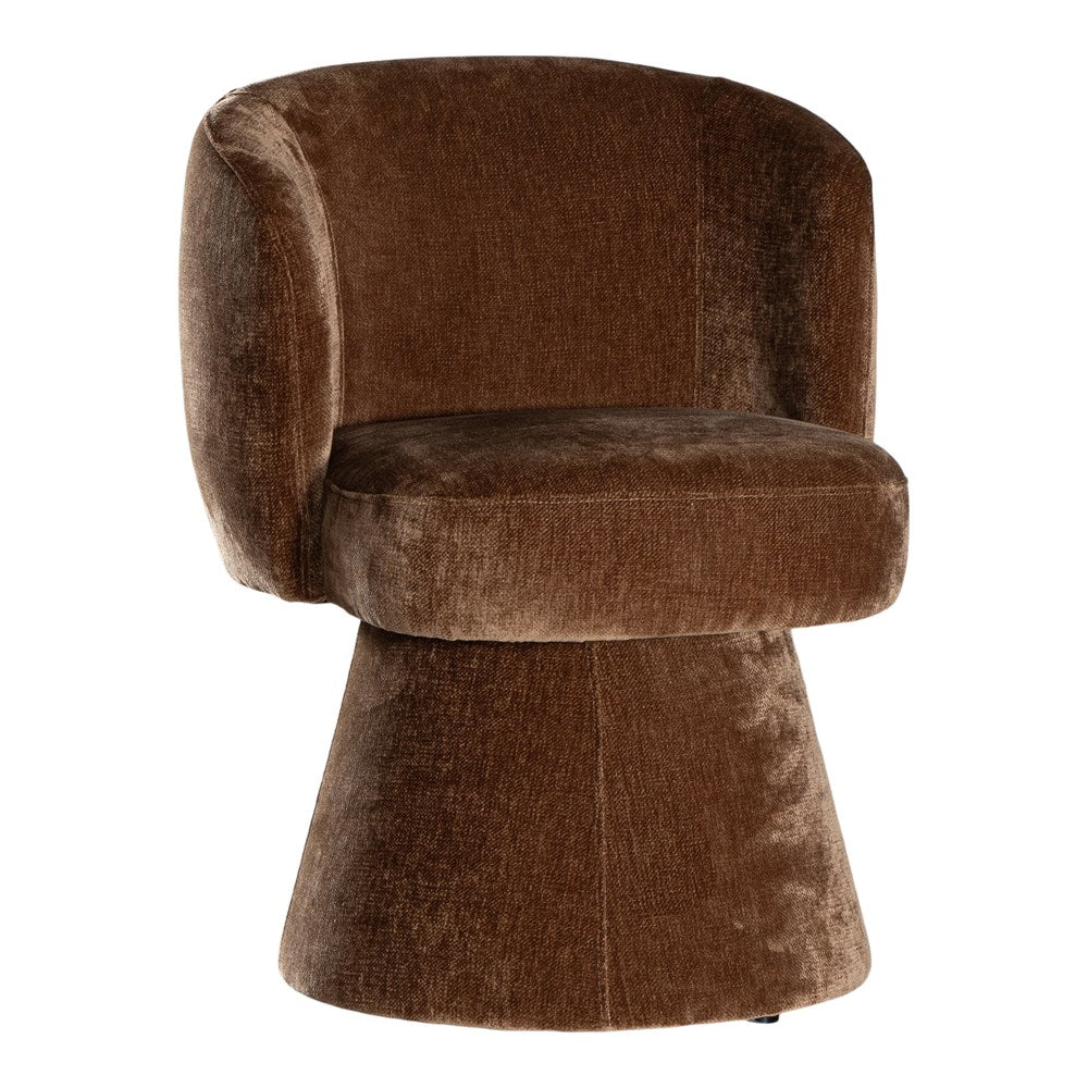 Malfi Swivel Chair | Bronze