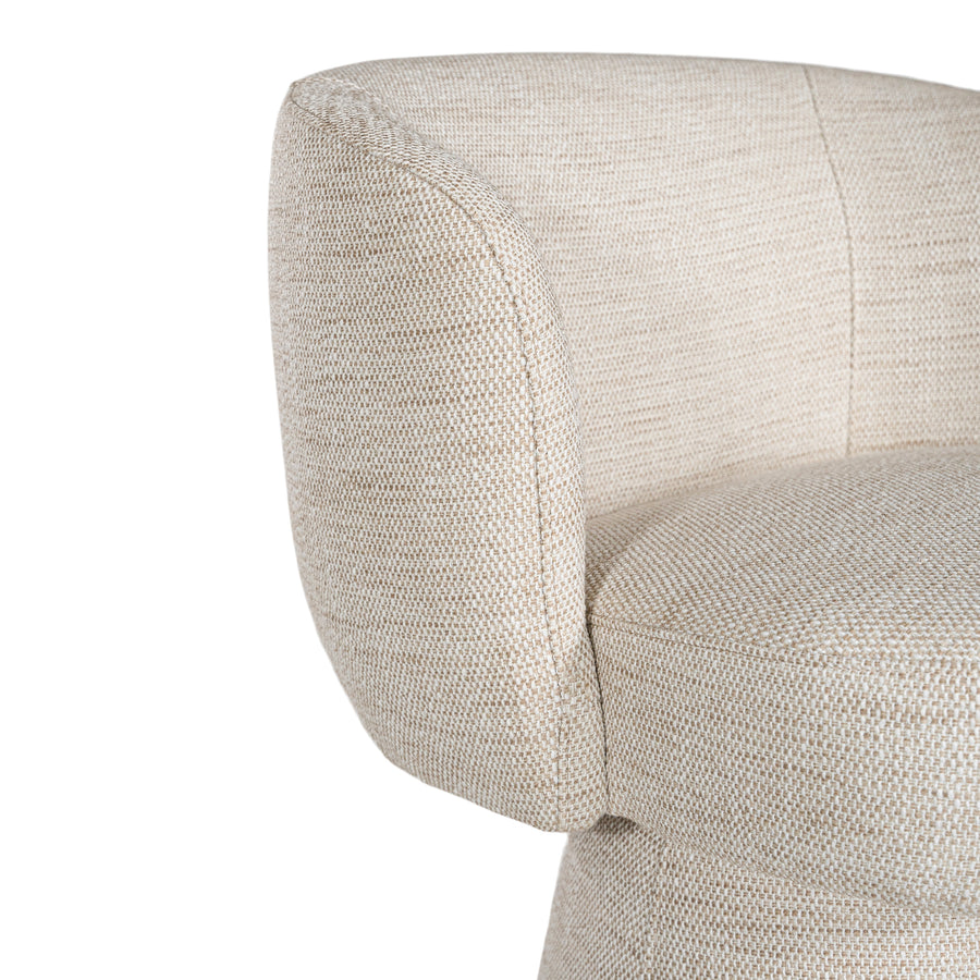 Malfi Swivel Chair | Natural