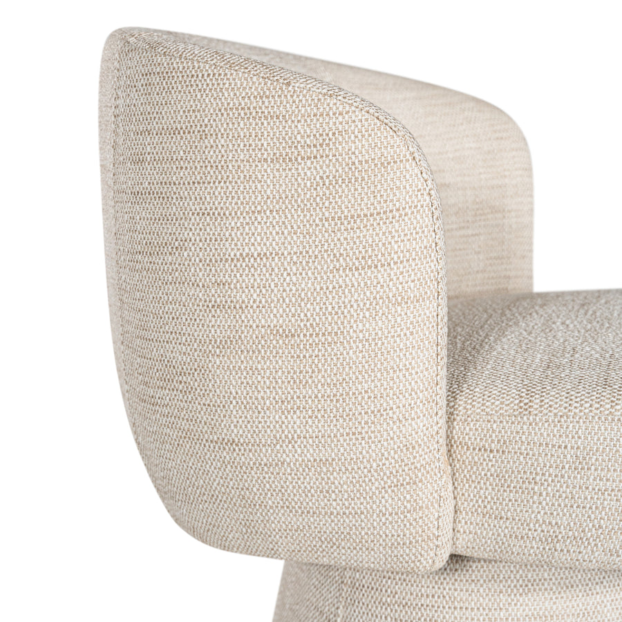 Malfi Swivel Chair | Natural