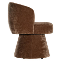 Malfi Swivel Chair | Bronze