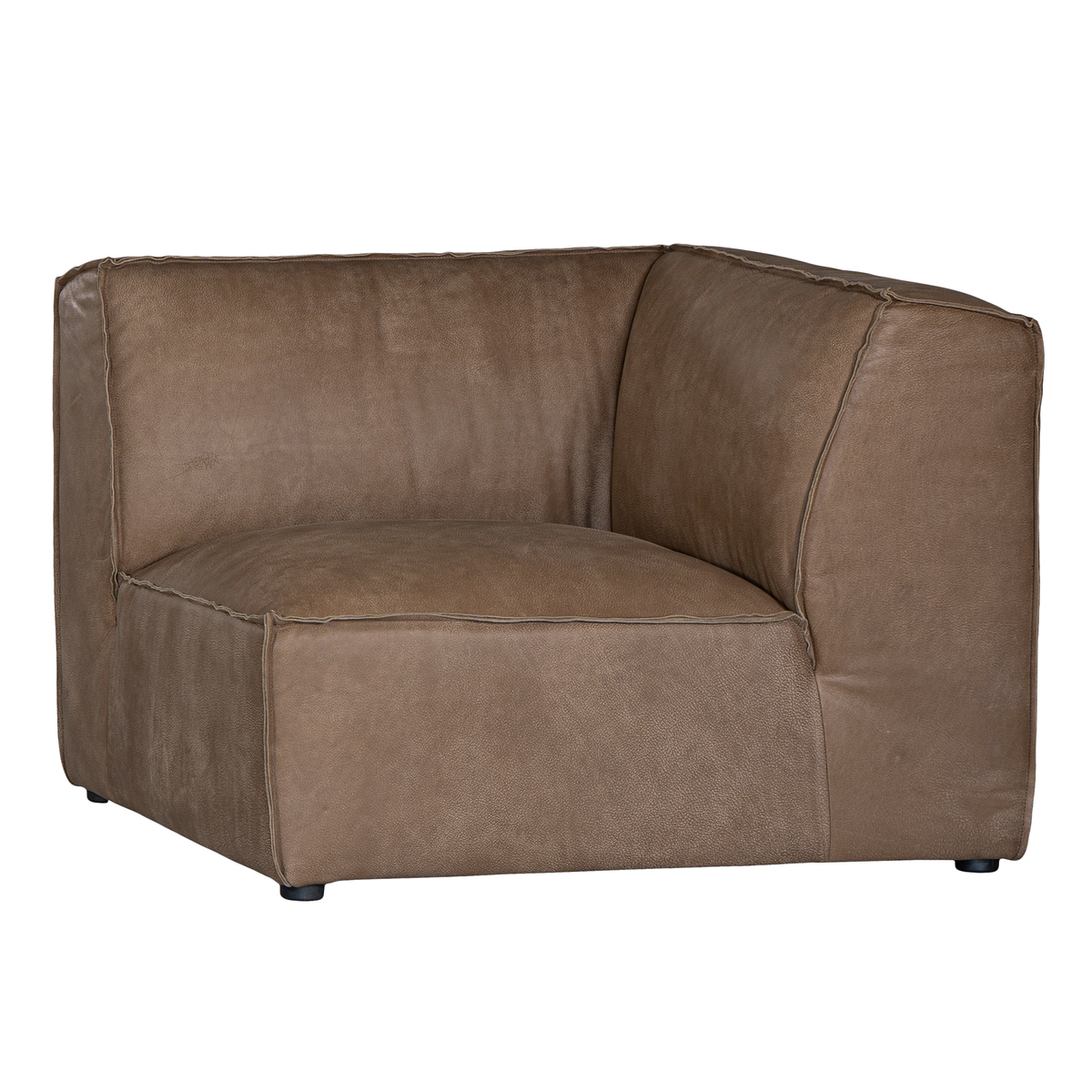 Manson Modular Sofa | Buffalo Leather | Mushroom Brown