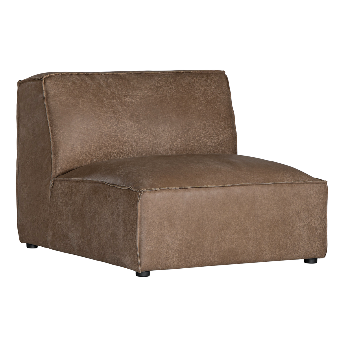 Manson Modular Sofa | Buffalo Leather | Mushroom Brown