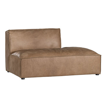Manson Sofa | Right Hand Side Chaise | Mushroom Brown