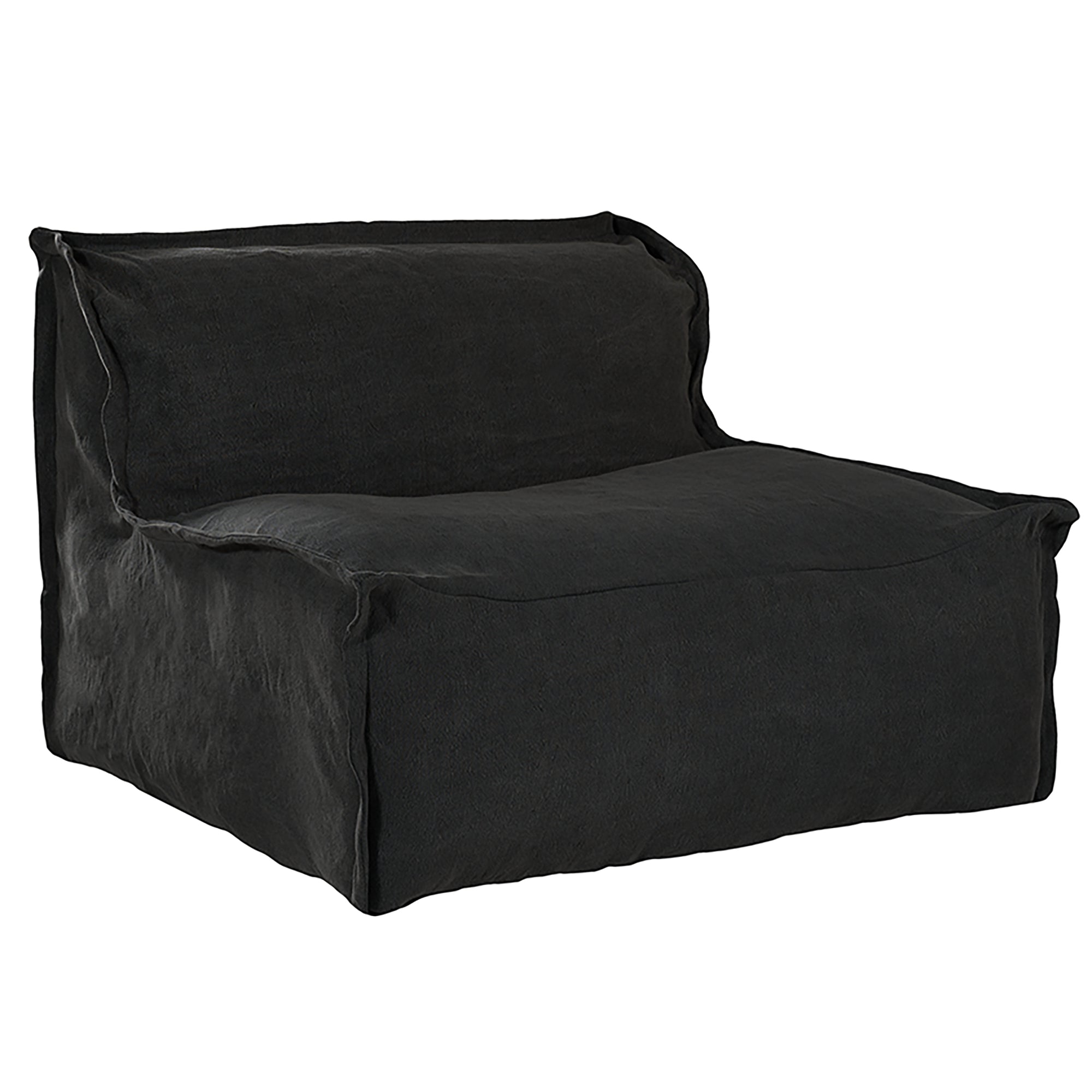 Masekela Sofa | Single Seater Black Uniqwa Collections