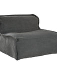 Masekela Sofa | Single Seater Charcoal Uniqwa Collections