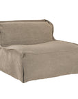 Masekela Sofa | Single Seater Oatmeal Uniqwa Collections