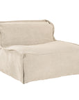Masekela Sofa | Single Seater Sand Uniqwa Collections