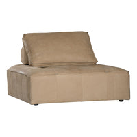 Maui Modular Sofa Aniline Leather Cashew