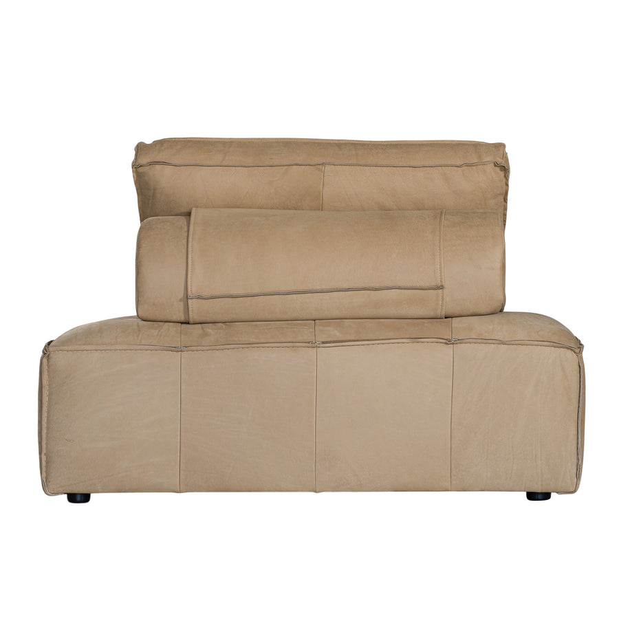 Maui Modular Sofa Aniline Leather Cashew