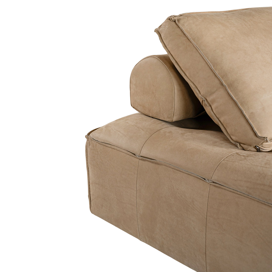 Maui Modular Sofa Aniline Leather Cashew