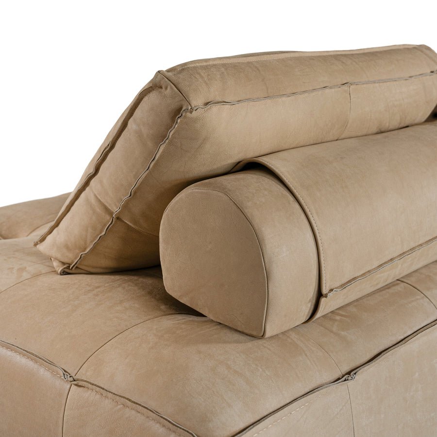 Maui Modular Sofa Aniline Leather Cashew